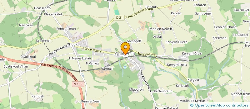 localisation de l'entreprise TY BALEER  LOPEREC