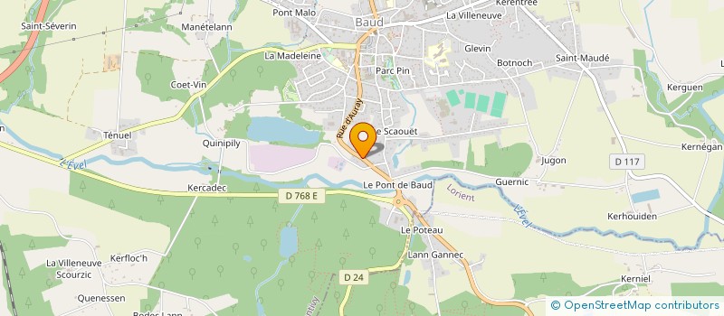 localisation de l'entreprise TY BAODIZ  BAUD