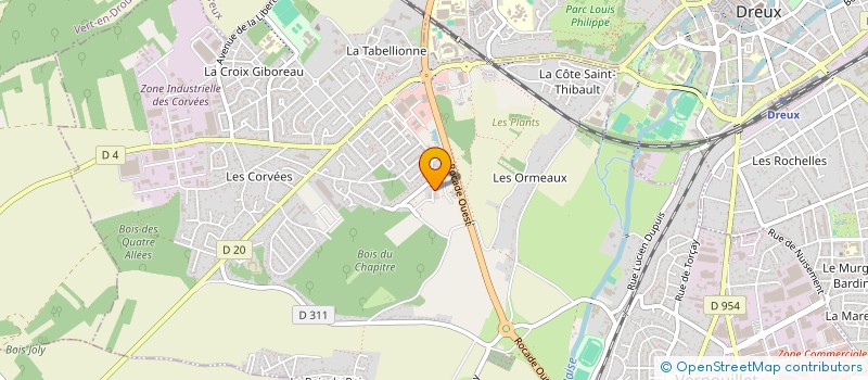 localisation de l'entreprise TY BATIMENT GENERAL à VERNOUILLET