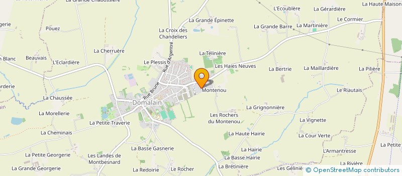 localisation de l'entreprise TY BEL  DOMALAIN