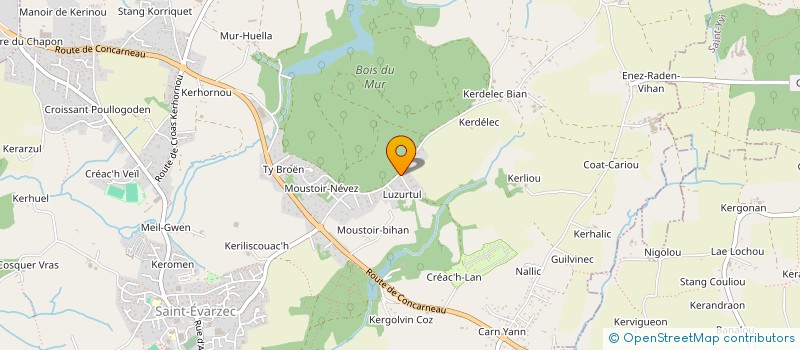 localisation de l'entreprise TY BELON IMMO  SAINT-EVARZEC