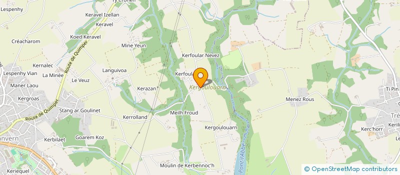 localisation de l'entreprise TY BIGOUD PRIM'X  PLONEOUR LANVERN