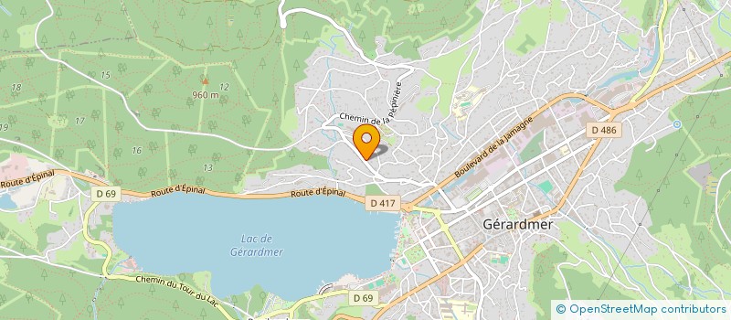 localisation de l'entreprise TY BLEIZIG  GERARDMER