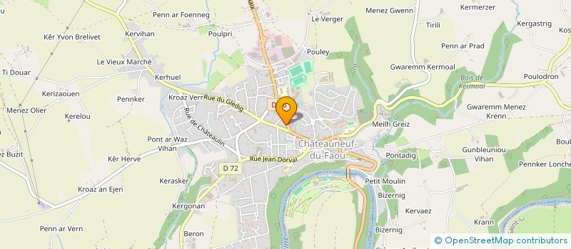 localisation de l'entreprise TY BLOOM - HABITAT INCLUSIF à CHATEAUNEUF-DU-FAOU