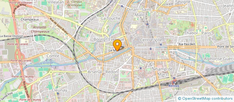 localisation de l'entreprise TY BONG  RENNES
