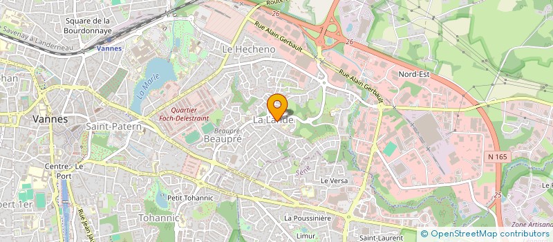 localisation de l'entreprise TY BOULANGE à VANNES