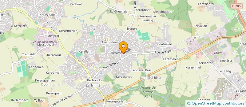 localisation de l'entreprise TY BOULIC PLOUZANE  PLOUZANE