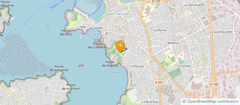 localisation de l'entreprise TY BRAZ IMMOBILIER  SAINT-MALO