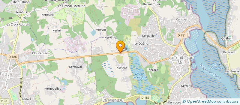 localisation de l'entreprise TY BRECH  LA TRINITE-SUR-MER