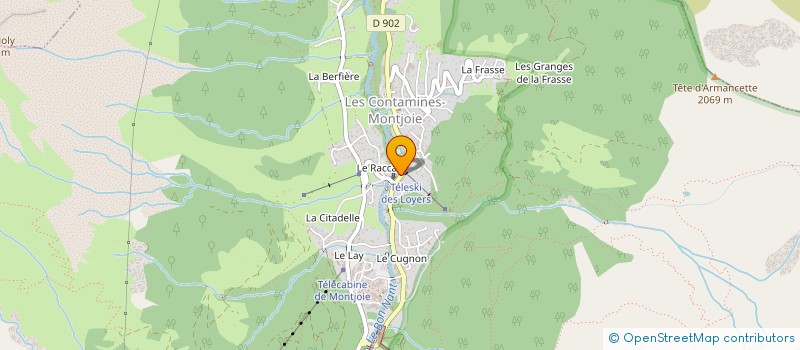 localisation de l'entreprise TY BREIZ à LES CONTAMINES-MONTJOIE
