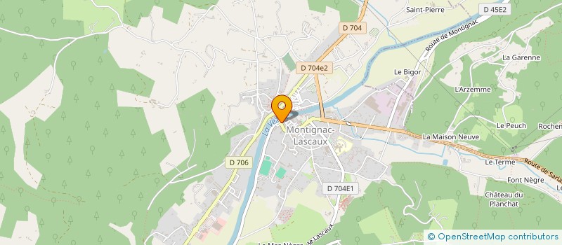 localisation de l'entreprise TY BREIZH à MONTIGNAC-LASCAUX