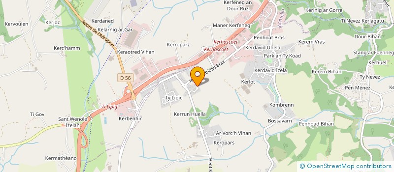 localisation de l'entreprise TY BREIZH  PLOMELIN