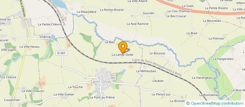 localisation de l'entreprise TY CAS  SAINT-UNIAC