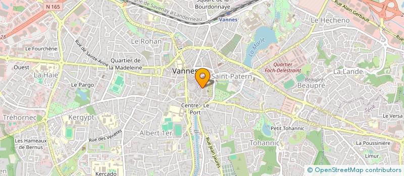 localisation de l'entreprise TY CAVU  VANNES