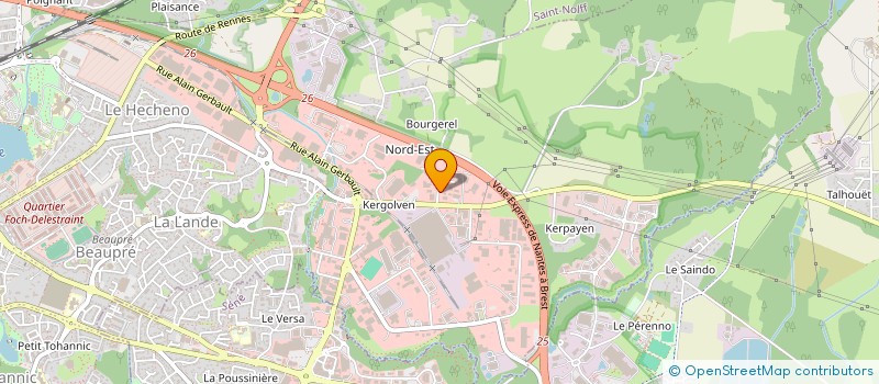 localisation de l'entreprise TY CHATS 56 à VANNES