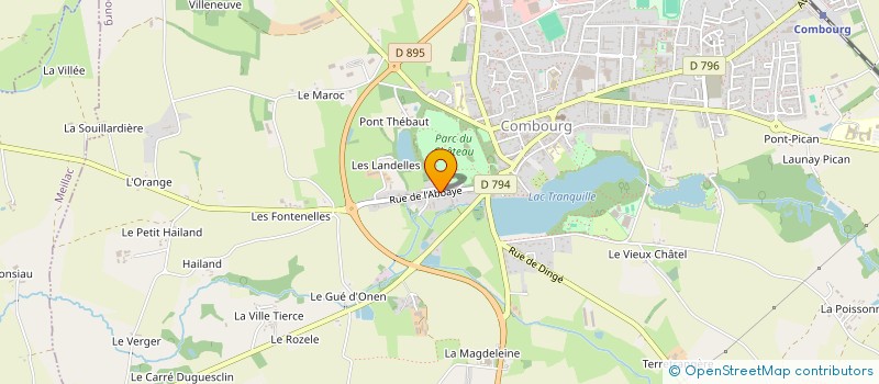 localisation de l'entreprise TY COAT FAMILY  COMBOURG