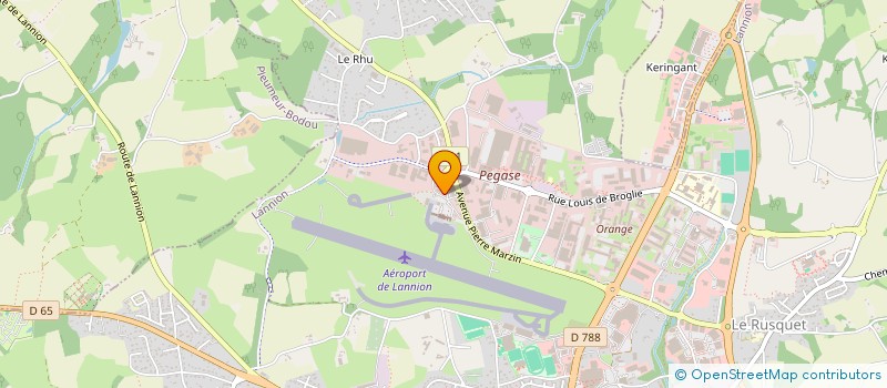 localisation de l'entreprise TY COM à LANNION