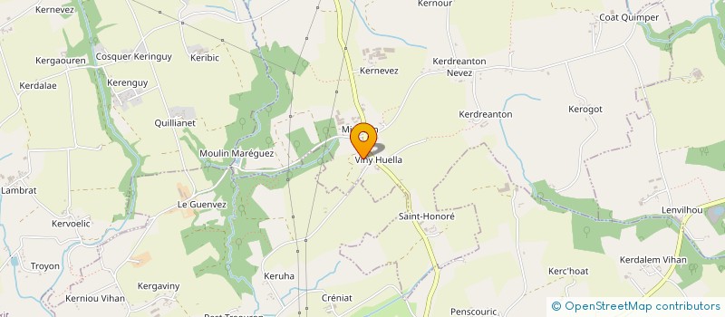 localisation de l'entreprise TY COMAINT  PLOGASTEL-SAINT-GERMAIN