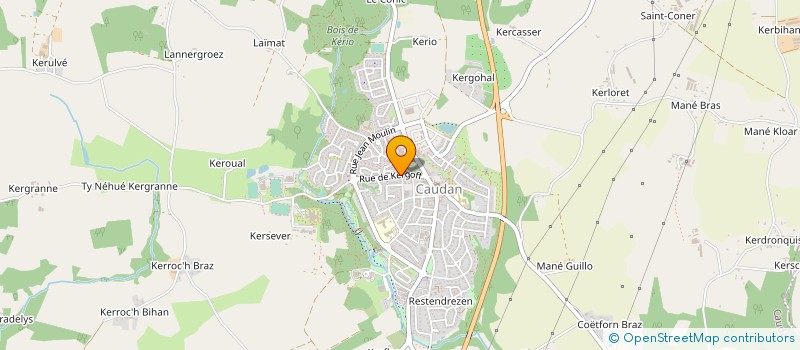 localisation de l'entreprise TY-CONFORT  CAUDAN