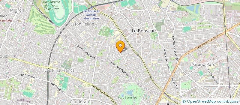 localisation de l'entreprise TY-CONSULTING à LE BOUSCAT