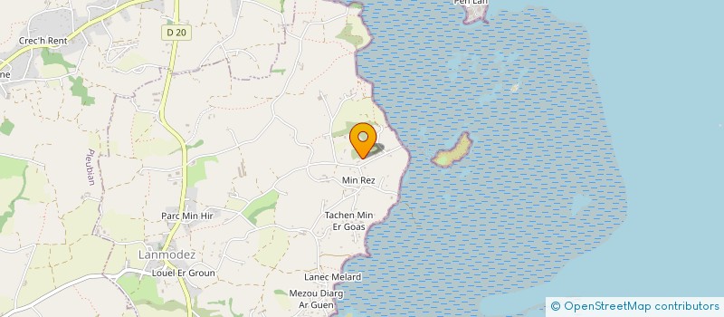 localisation de l'entreprise TY COZ  LANMODEZ