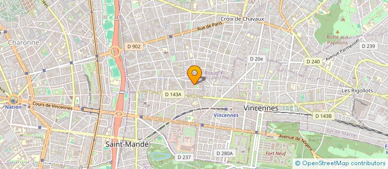 localisation de l'entreprise TY-COZ 93 à MONTREUIL