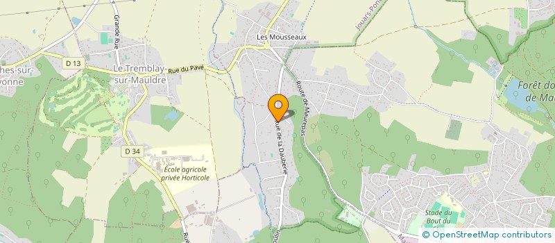 localisation de l'entreprise TY COZ  JOUARS-PONTCHARTRAIN