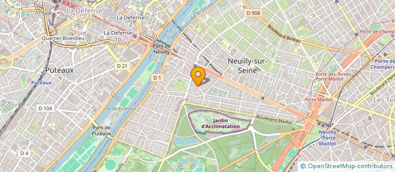 localisation de l'entreprise TY COZ INVEST à NEUILLY-SUR-SEINE