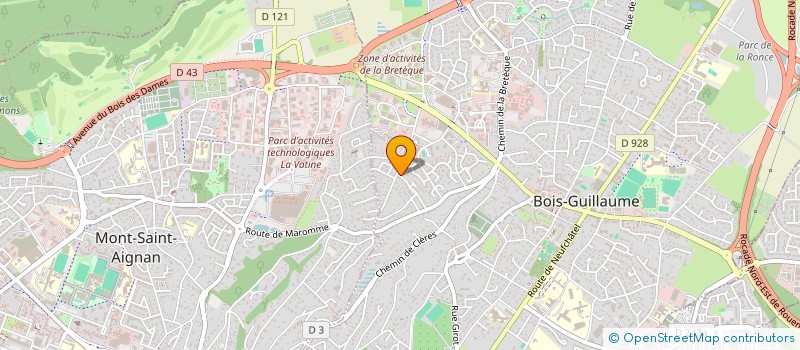 localisation de l'entreprise TY CPRM à BOIS-GUILLAUME