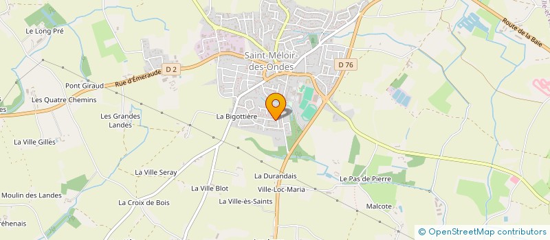 localisation de l'entreprise TY'CREA  SAINT-MELOIR-DES-ONDES