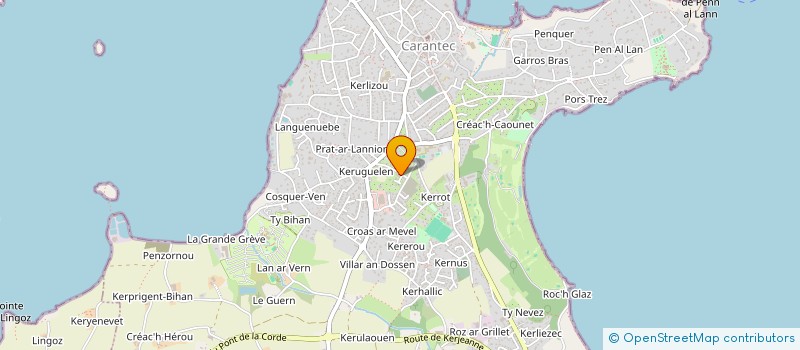 localisation de l'entreprise TY CREP'ITANTE  CARANTEC