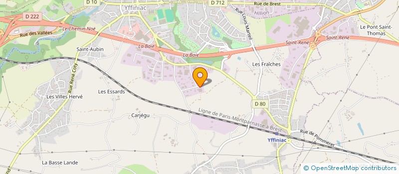 localisation de l'entreprise TY'DAN  YFFINIAC