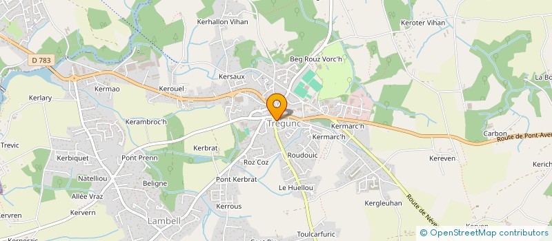 localisation de l'entreprise TY'DENT  TREGUNC