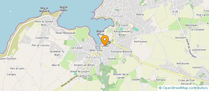 localisation de l'entreprise TY DROUM  PLOUDALMEZEAU