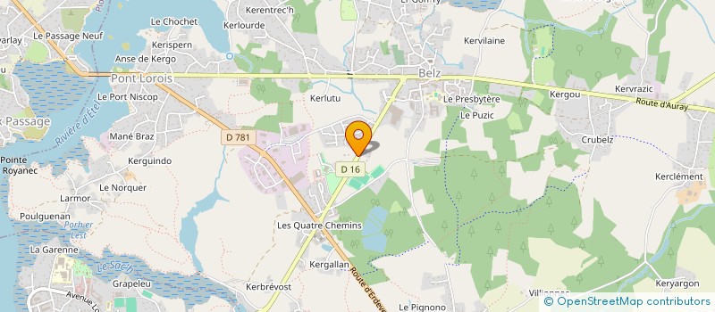 localisation de l'entreprise TY EURVAD  BELZ