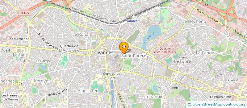 localisation de l'entreprise TY FER à VANNES