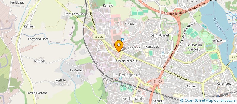 localisation de l'entreprise TY FINANCES  LORIENT