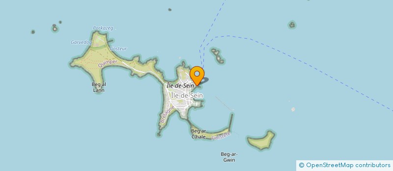 localisation de l'entreprise TY FOUQUET'S  ILE-DE-SEIN