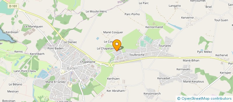 localisation de l'entreprise TY GARAGE  BADEN