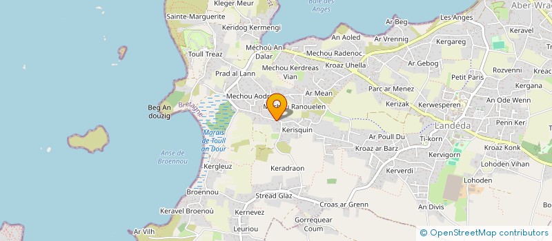 localisation de l'entreprise TY GARO  LANDEDA