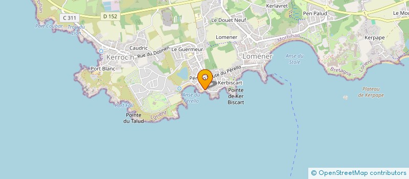 localisation de l'entreprise TY GLAIZIG à PLOEMEUR