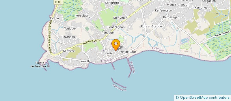 localisation de l'entreprise TY GLAZ  PENMARCH