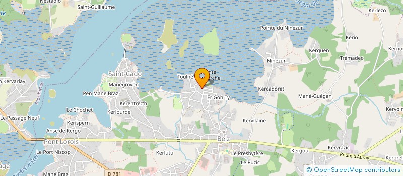 localisation de l'entreprise TY GOELEN  BELZ