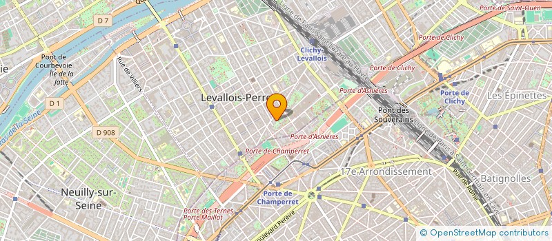 localisation de l'entreprise TY GOLF  LEVALLOIS-PERRET