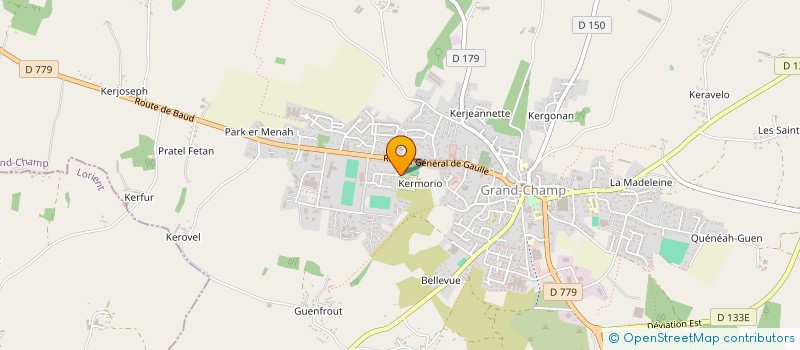 localisation de l'entreprise TY GREGAM  GRAND-CHAMP