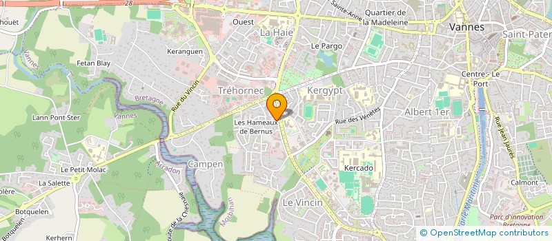 localisation de l'entreprise TY GROS OEUVRE  VANNES