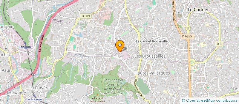 localisation de l'entreprise TY GWENN à LE CANNET
