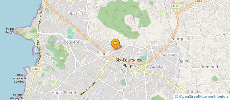 localisation de l'entreprise TY HEOL à SIX-FOURS-LES-PLAGES