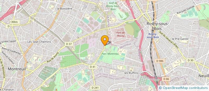 localisation de l'entreprise TY HOAT à MONTREUIL