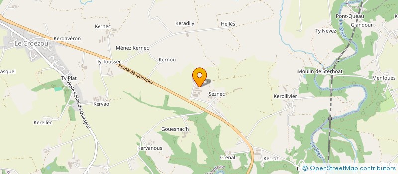 localisation de l'entreprise TY HOR  PLOGONNEC